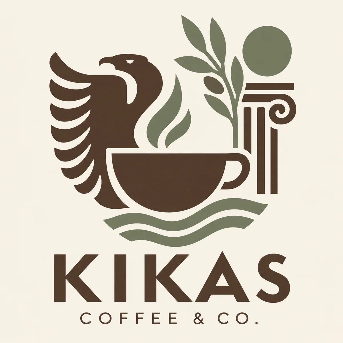 R01-002: KIKAS / COFFEE & CO. logo concept