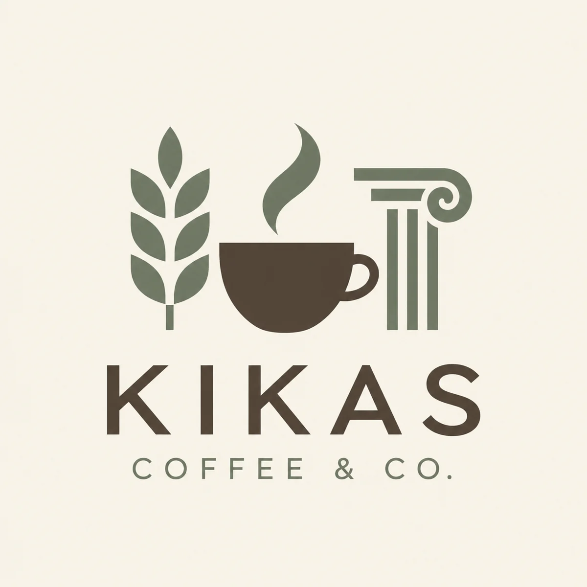 R01-005: KIKAS / COFFEE & CO. logo concept