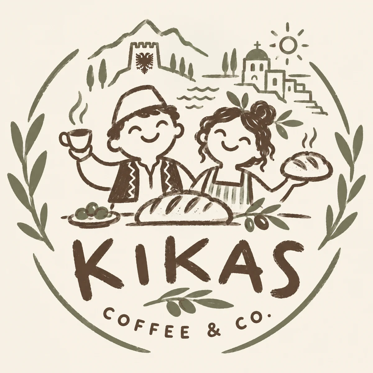 R01-017: KIKAS / COFFEE & CO. logo concept