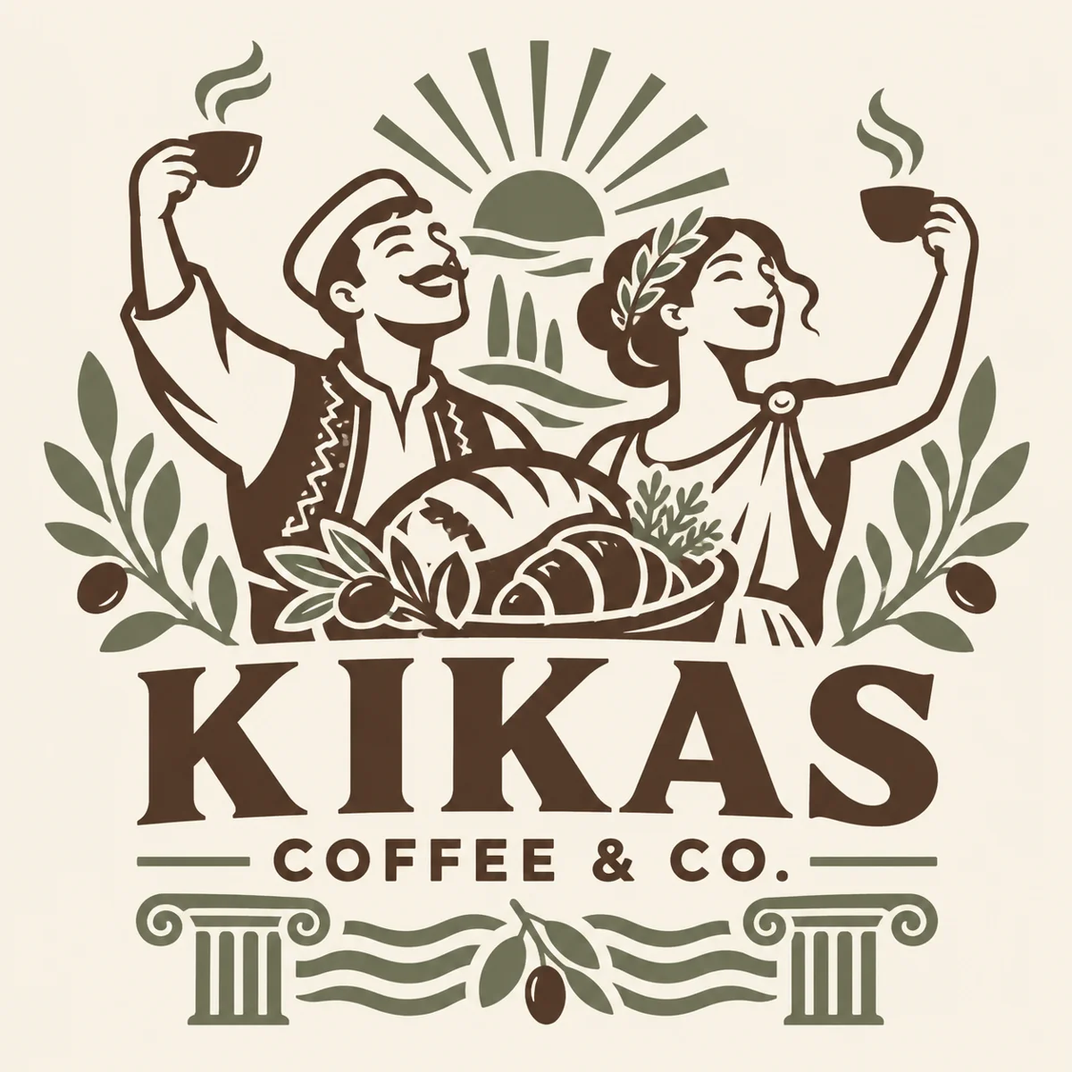 R01-020: KIKAS / COFFEE & CO. logo concept