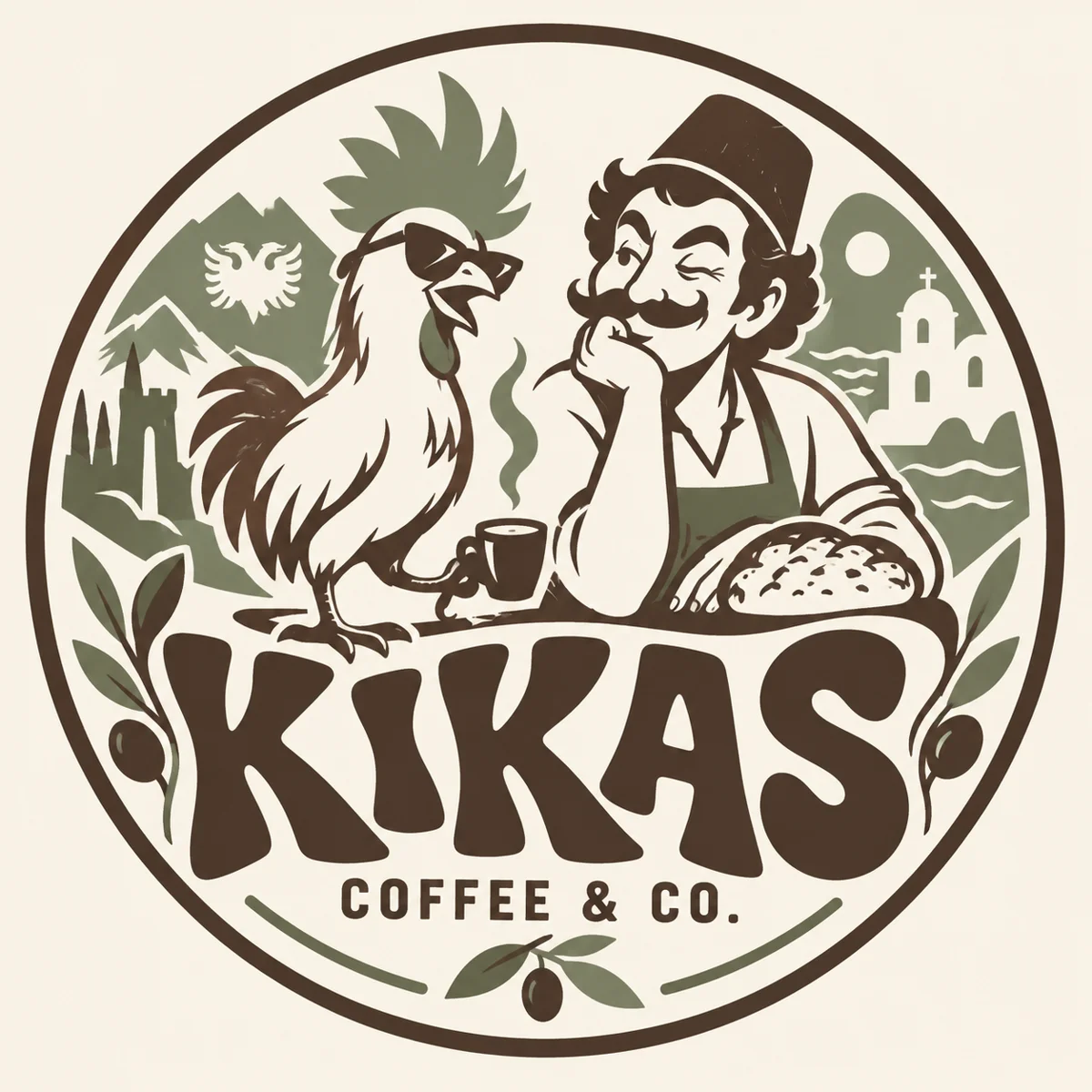 R02-028: KIKAS / COFFEE & CO. logo concept