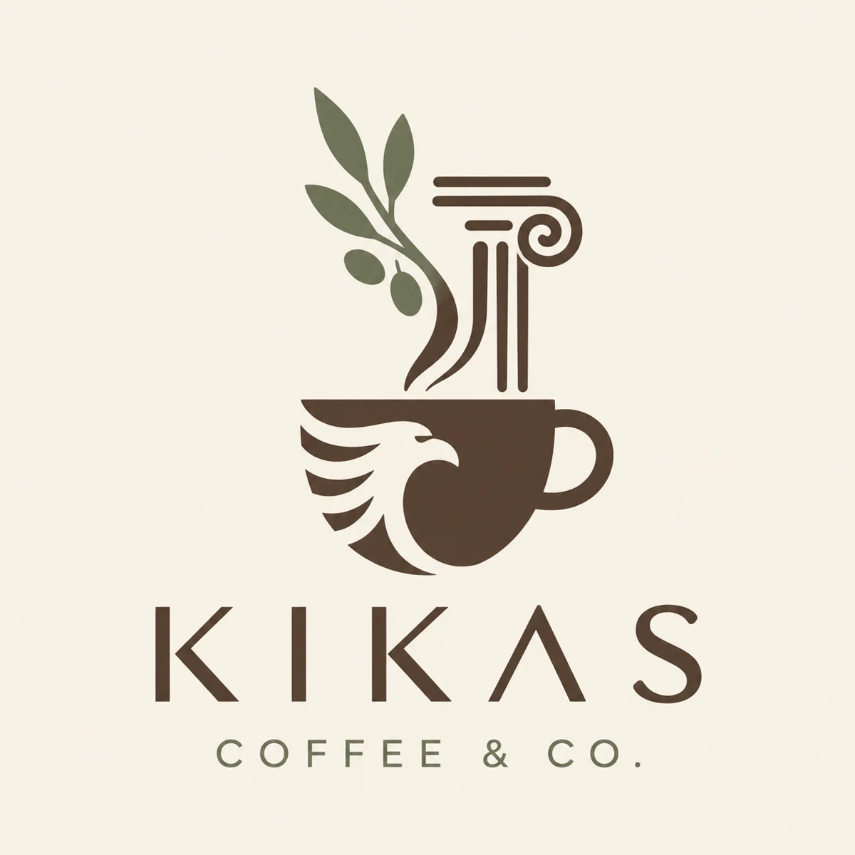 R02-029: KIKAS / COFFEE & CO. logo concept
