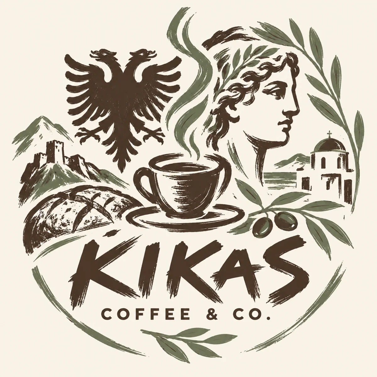 R02-030: KIKAS / COFFEE & CO. logo concept