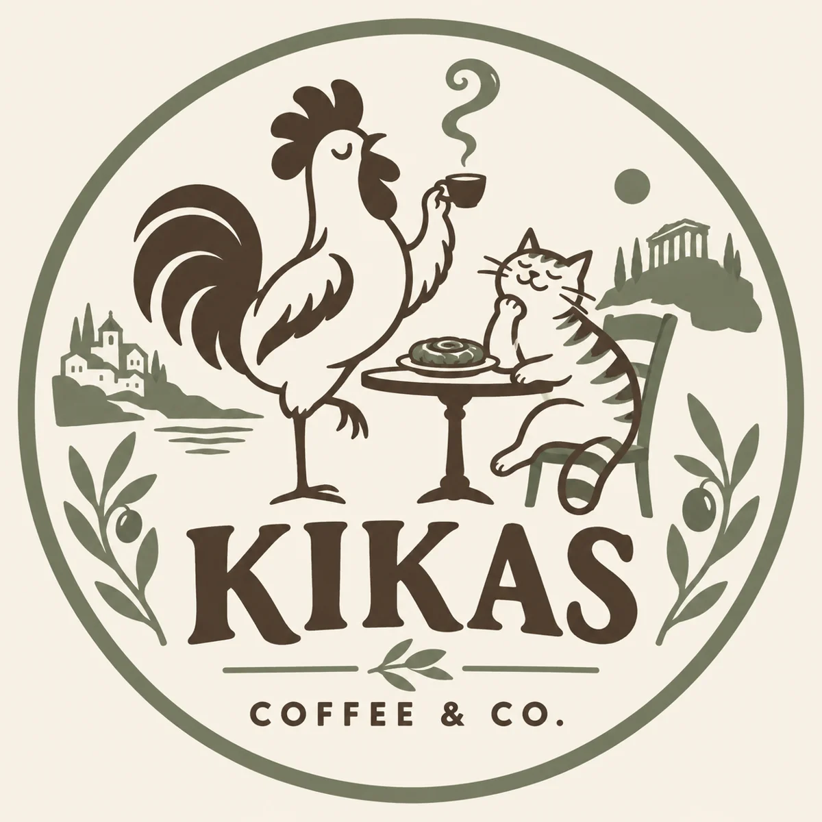 R02-032: KIKAS / COFFEE & CO. logo concept