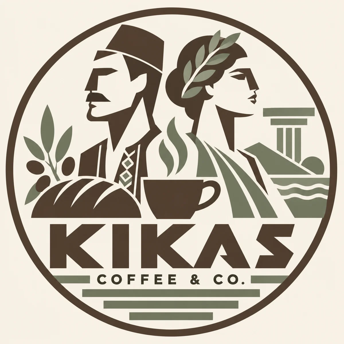 R02-036: KIKAS / COFFEE & CO. logo concept