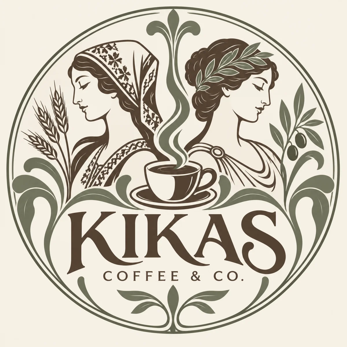 R02-037: KIKAS / COFFEE & CO. logo concept