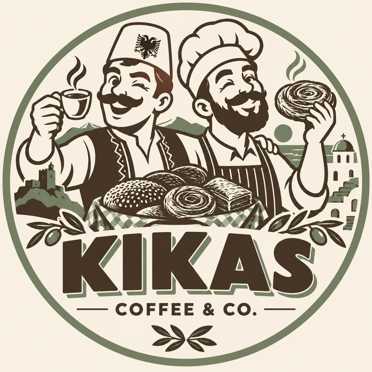 R02-038: KIKAS / COFFEE & CO. logo concept