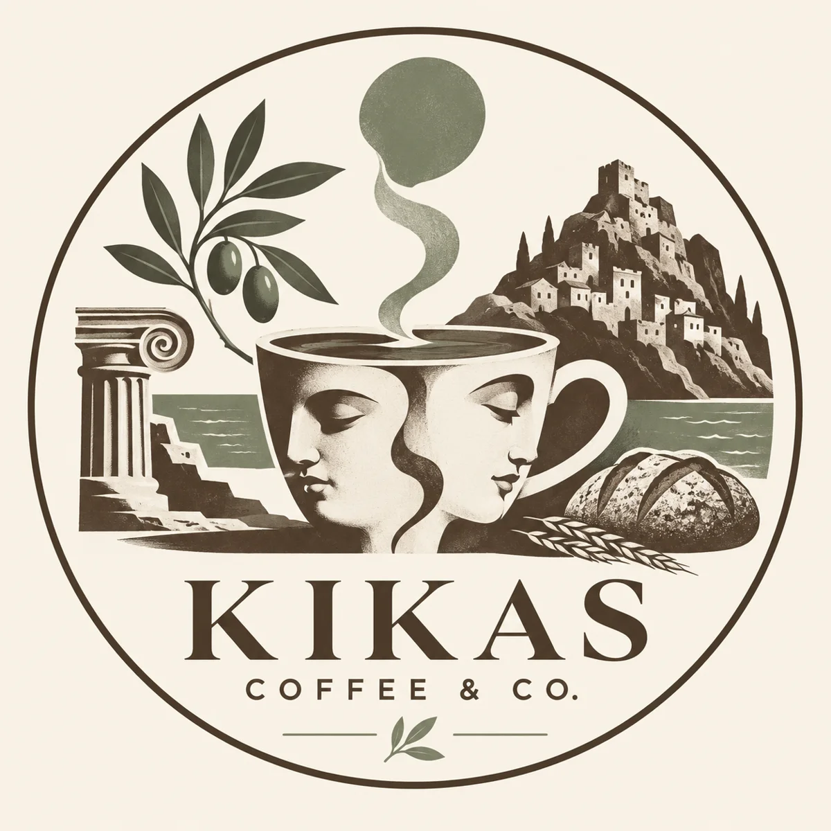 R02-039: KIKAS / COFFEE & CO. logo concept