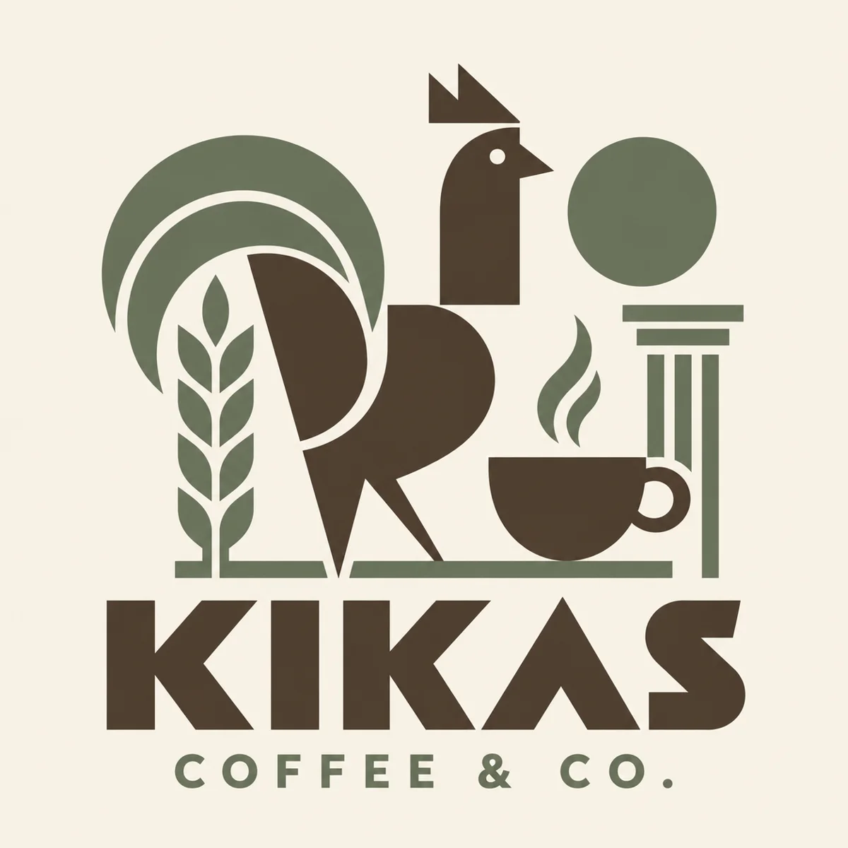 R02-041: KIKAS / COFFEE & CO. logo concept
