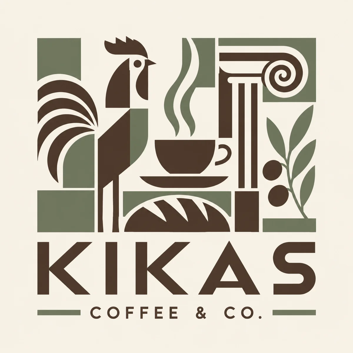 R02-042: KIKAS / COFFEE & CO. logo concept