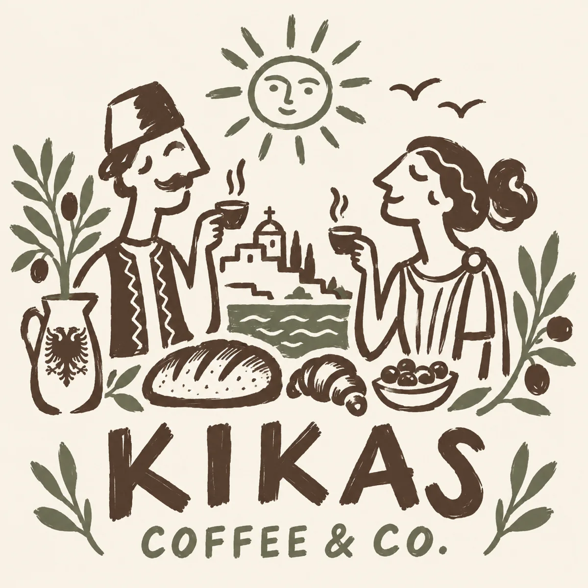 R02-045: KIKAS / COFFEE & CO. logo concept