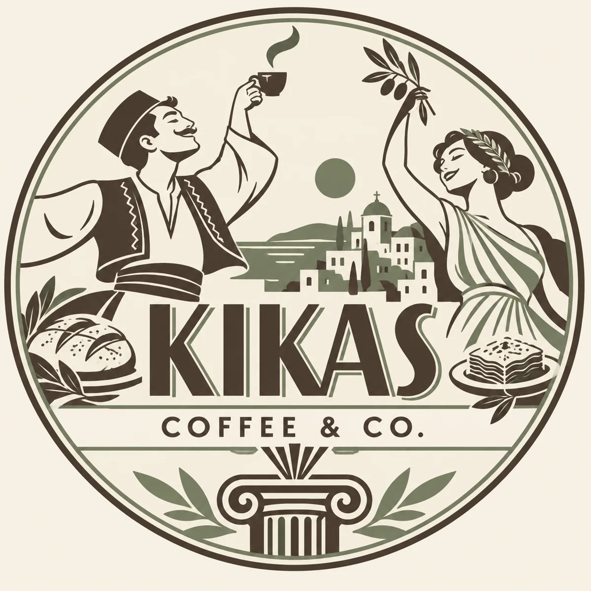 R02-046: KIKAS / COFFEE & CO. logo concept