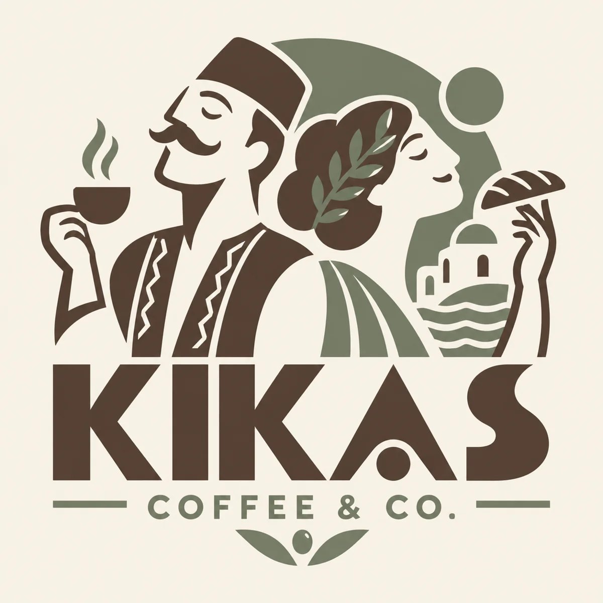 R02-049: KIKAS / COFFEE & CO. logo concept