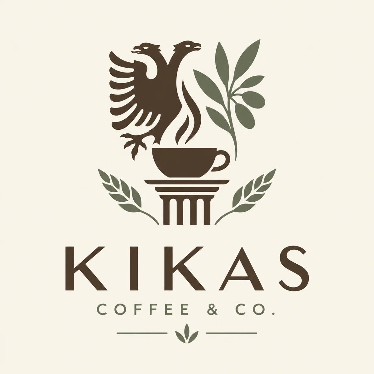 R03-052: KIKAS / COFFEE & CO. logo concept