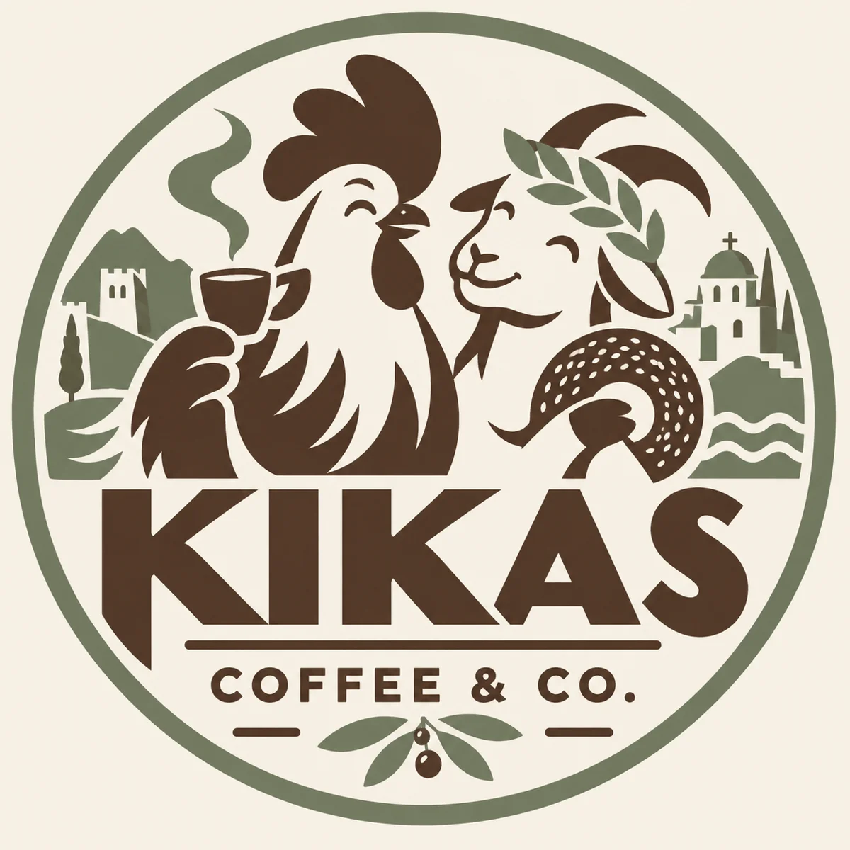 R03-053: KIKAS / COFFEE & CO. logo concept