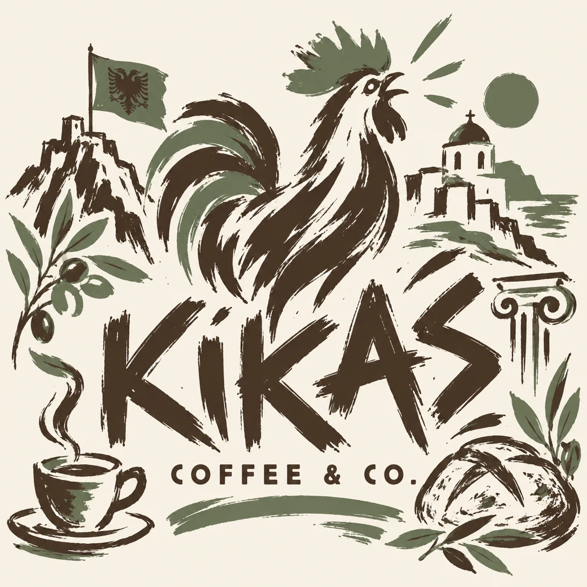 R03-054: KIKAS / COFFEE & CO. logo concept