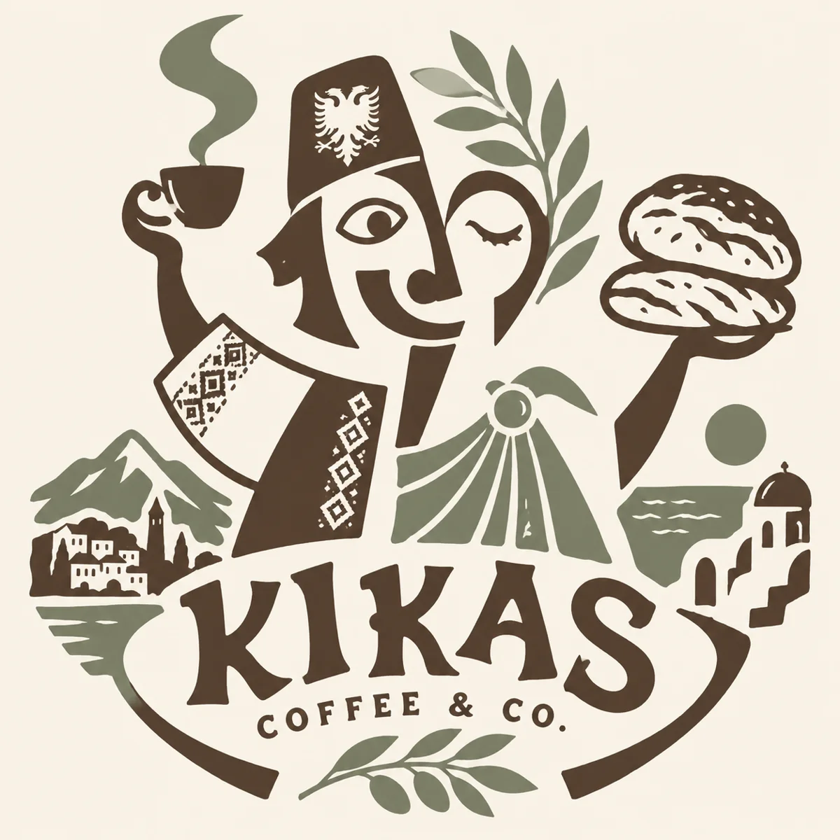 R03-066: KIKAS / COFFEE & CO. logo concept