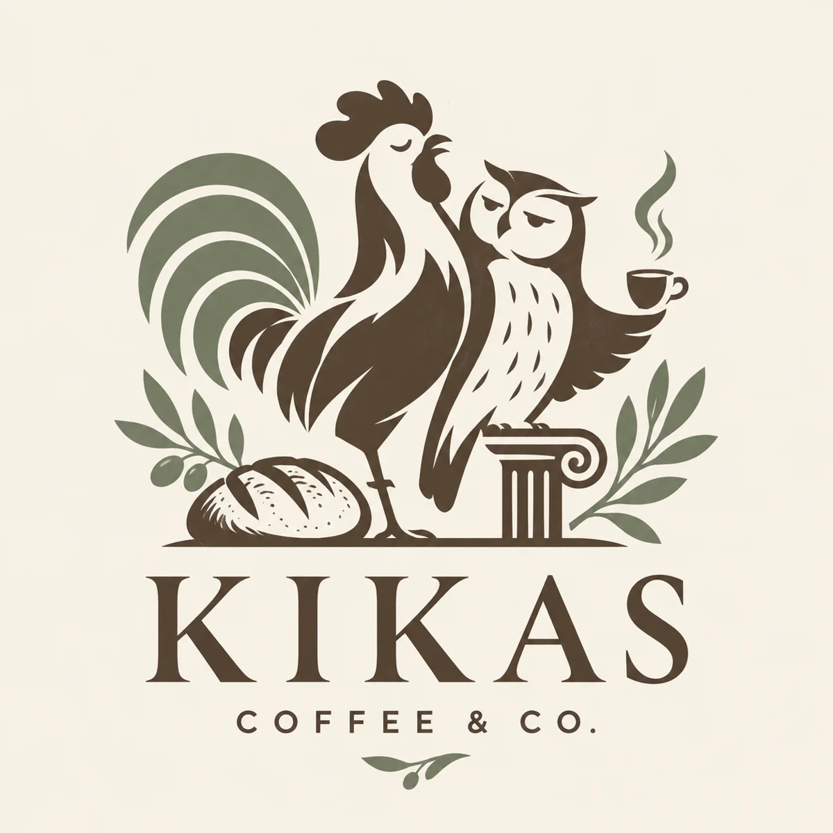 R03-070: KIKAS / COFFEE & CO. logo concept