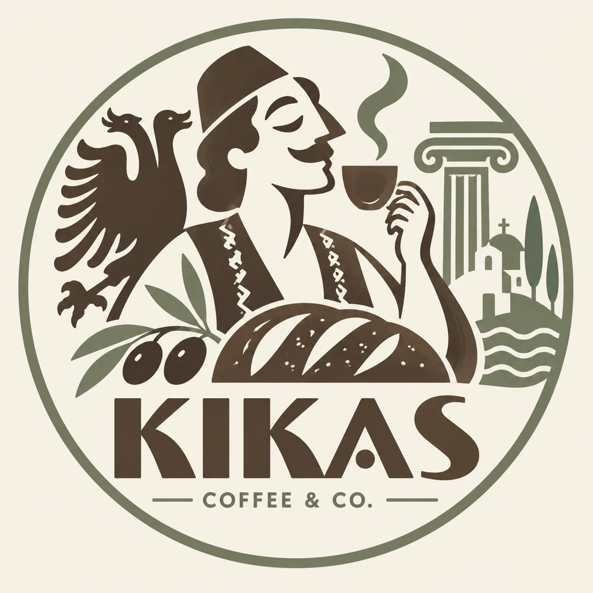 R03-071: KIKAS / COFFEE & CO. logo concept