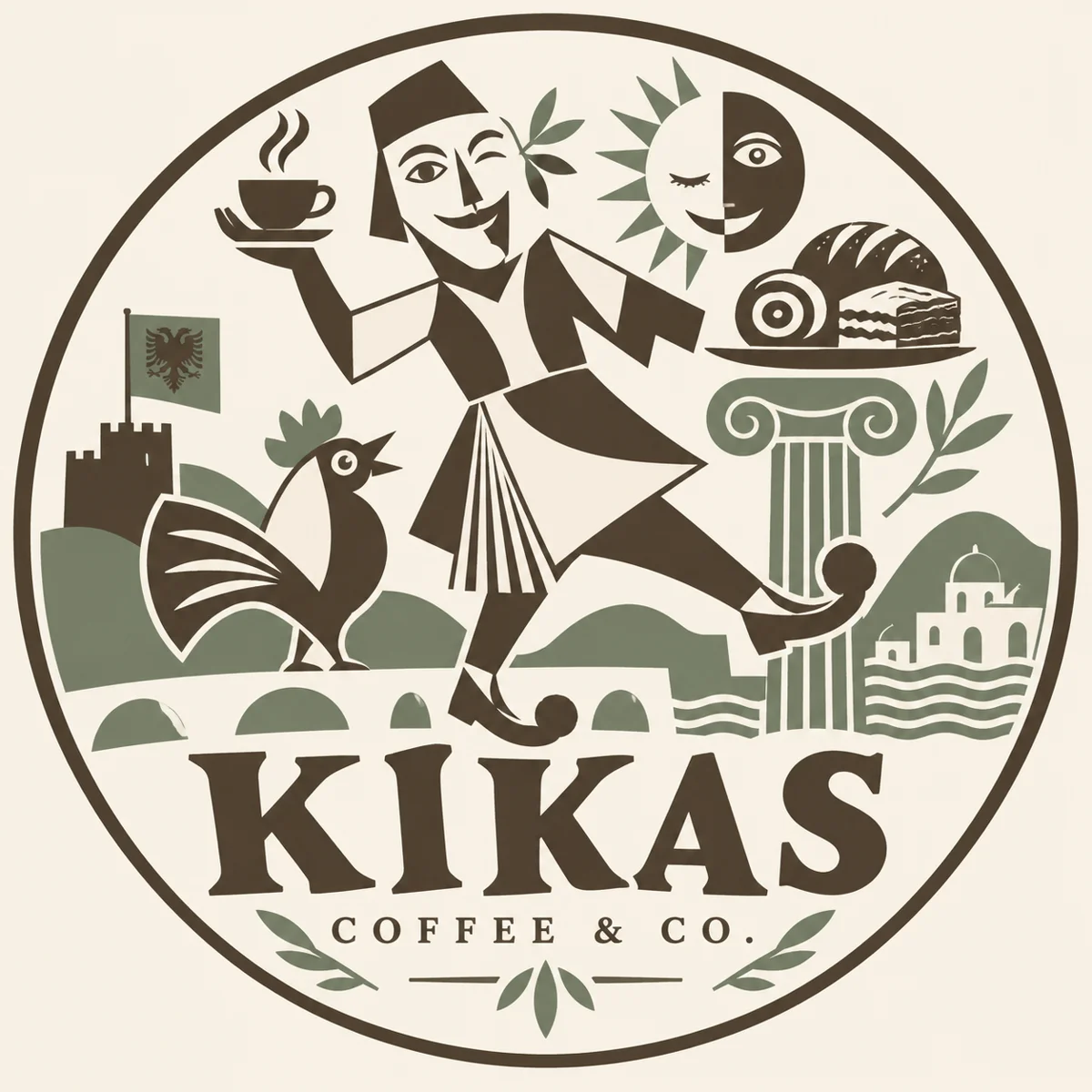 R03-072: KIKAS / COFFEE & CO. logo concept