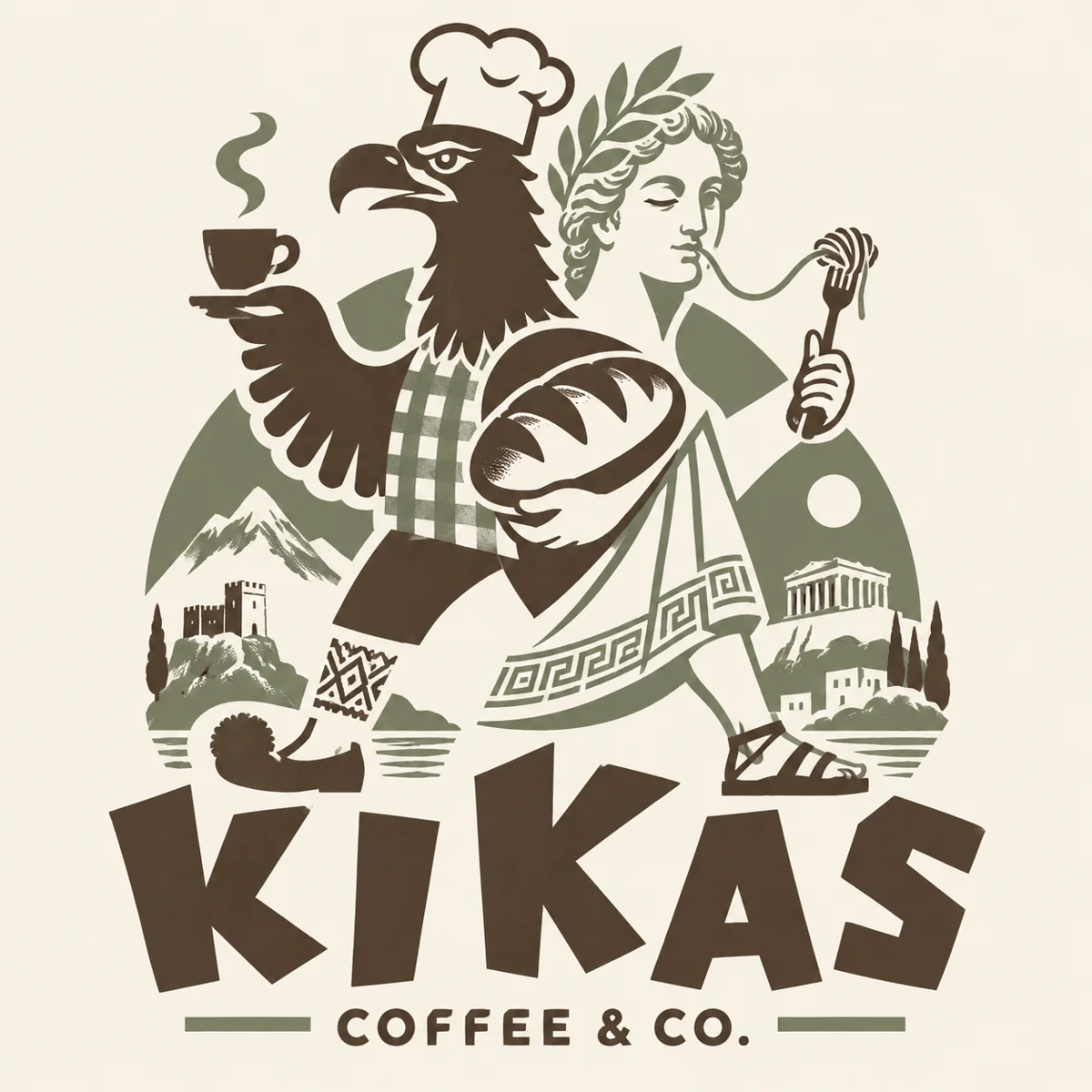 R03-075: KIKAS / COFFEE & CO. logo concept