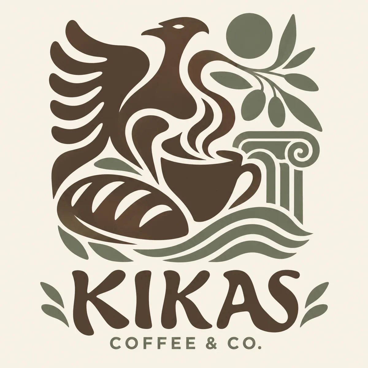 R04-077: KIKAS / COFFEE & CO. logo concept
