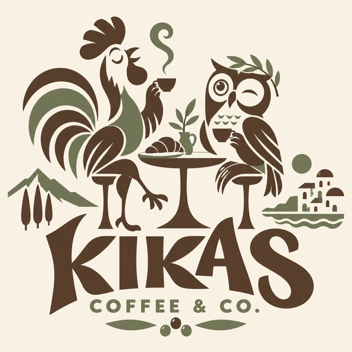 R04-080: KIKAS / COFFEE & CO. logo concept